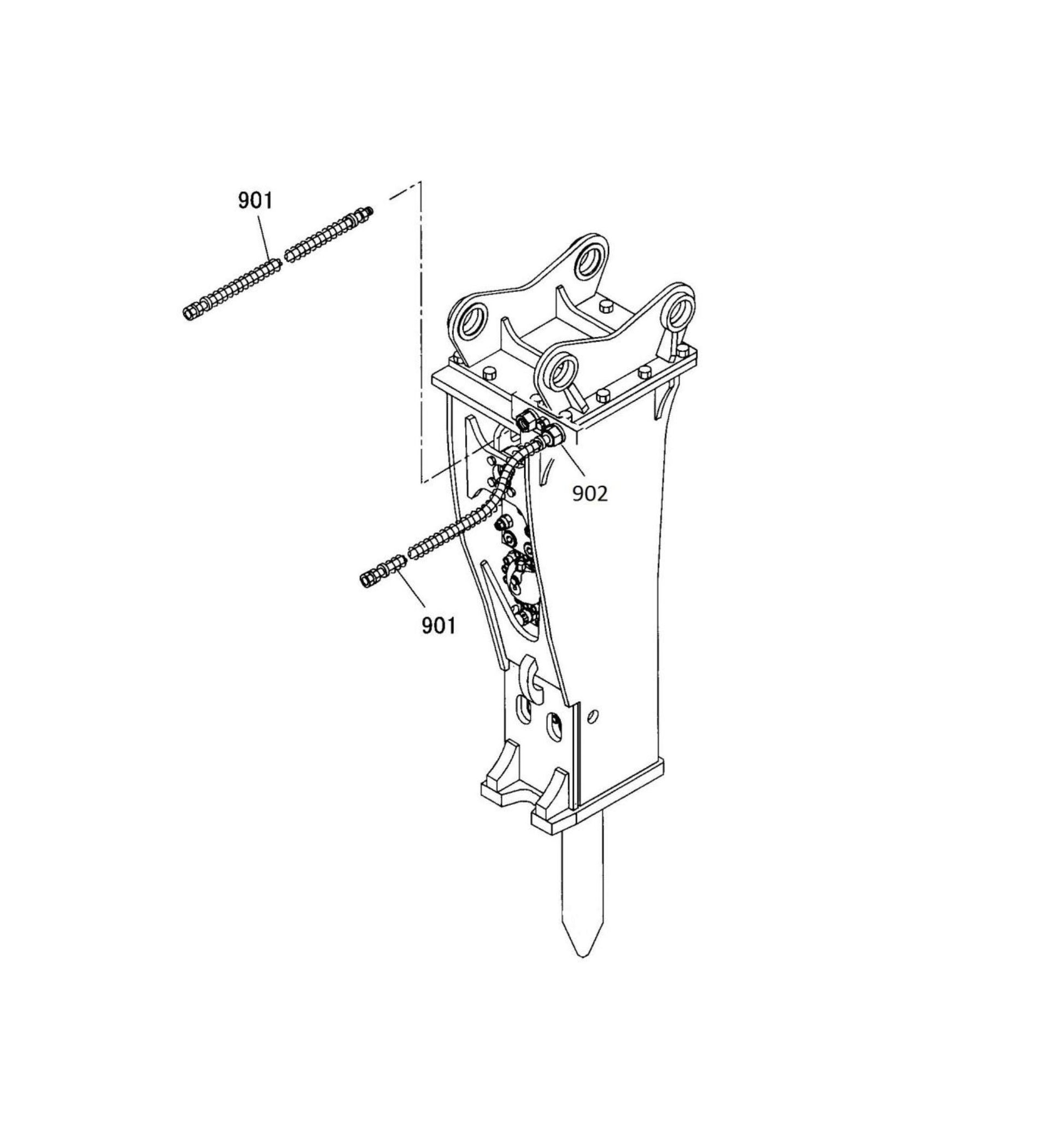 Hose Configurations Parts for FX175 By Husqvarna