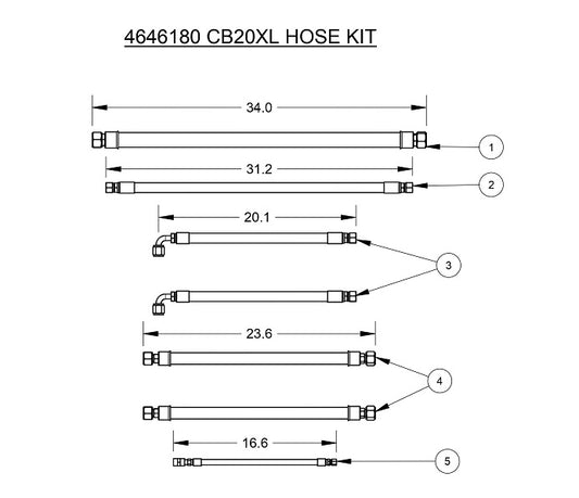 CB20XL Hose kit