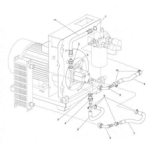 LP 9-20 E PAC  (Hoses and Fittings LP 9-20 E PAC)