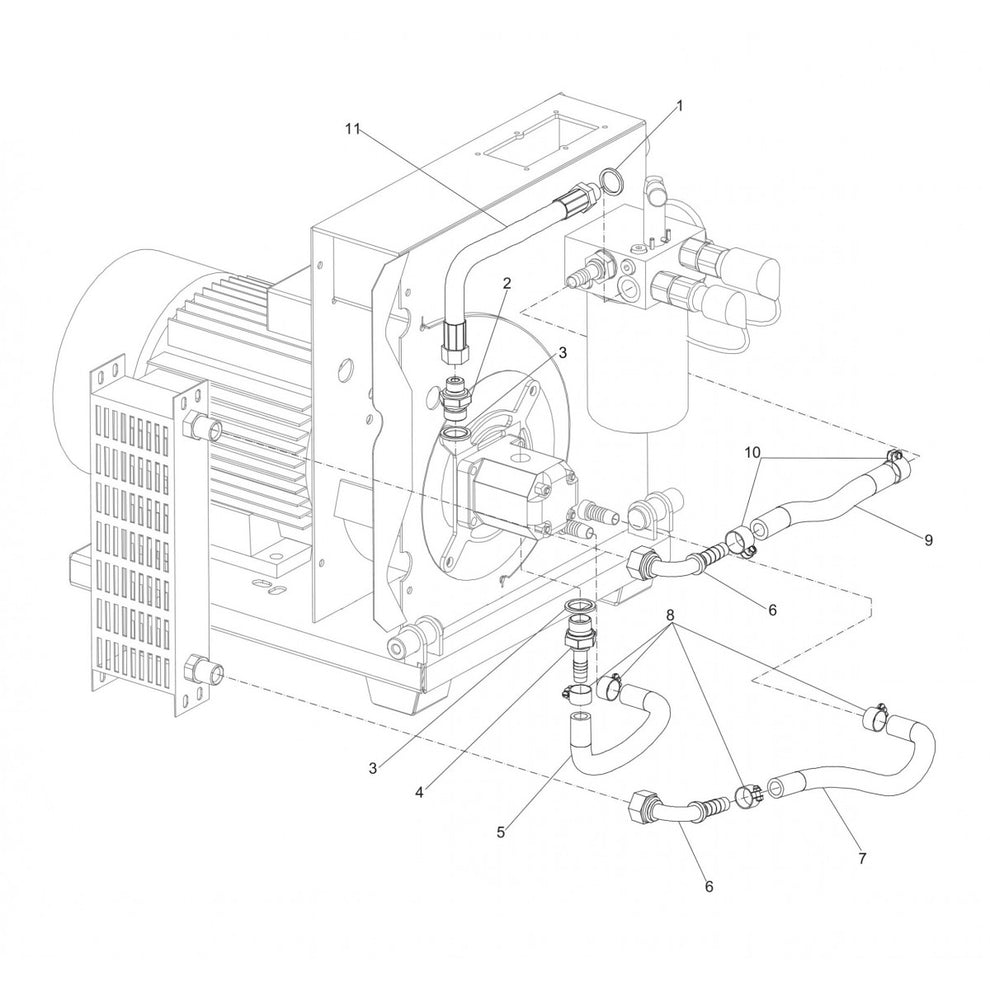 LP 9-20 E PAC  (Hoses and Fittings LP 9-20 E PAC)