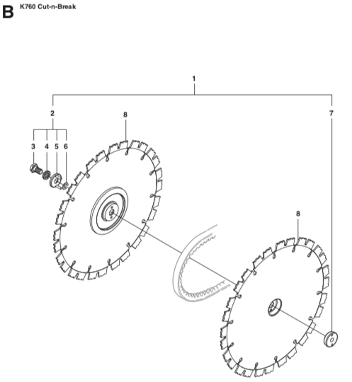K760 Cut-N-Break Cutting Blade