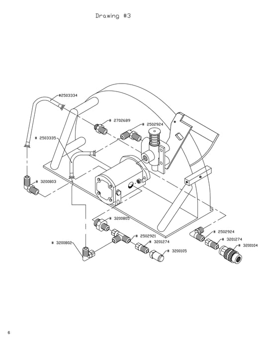 CW Hand Saw Parts List Drawing #3 Parts By Diamond Products