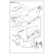 Hydraulic Hoses Arm Parts for DXR 305 By Husqvarna