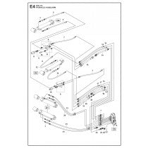 Hydraulic Hoses Arm Parts for DXR 275 By Husqvarna