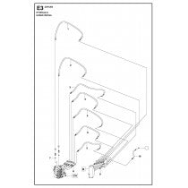Hydraulic Hoses Swivel Parts for DXR 250 By Husqvarna