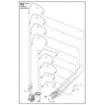 Hydraulic Hoses Swivel Parts for DXR 270 By Husqvarna