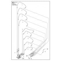 Hydraulic Hoses Swivel Parts for DXR 275 By Husqvarna