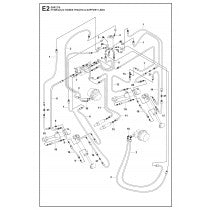 Hydraulic Hoses Tracks and Support Legs Parts for DXR 275 By Husqvarna