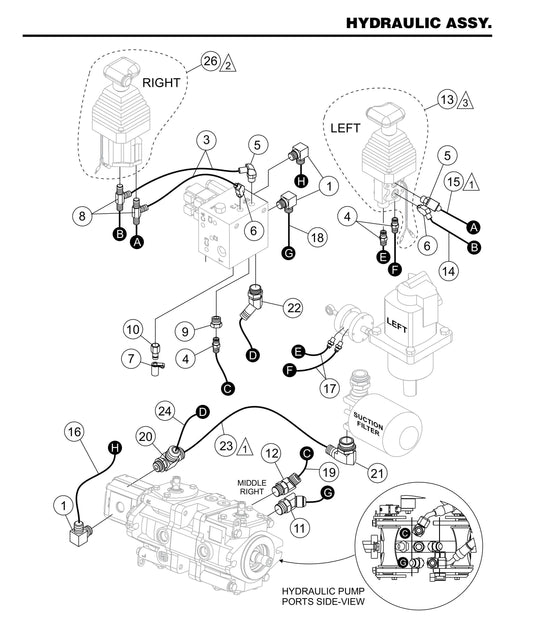 STX55J6-Y6 Hydraulic Assembly