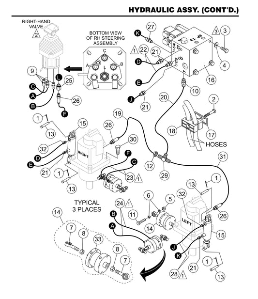 STX55J6-Y6 Hydraulic Assembly (Cont'D)