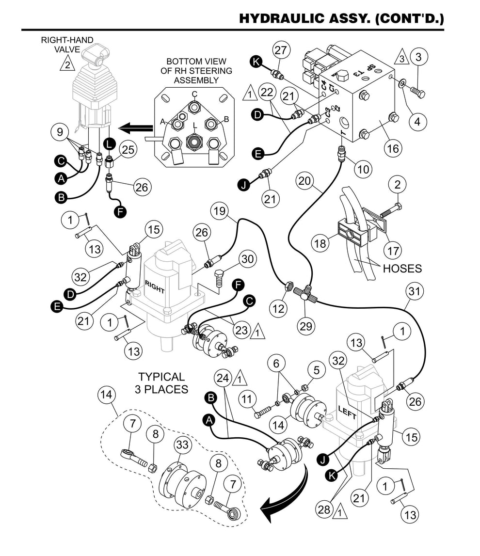 STX55J6-Y6 Hydraulic Assembly (Cont'D)