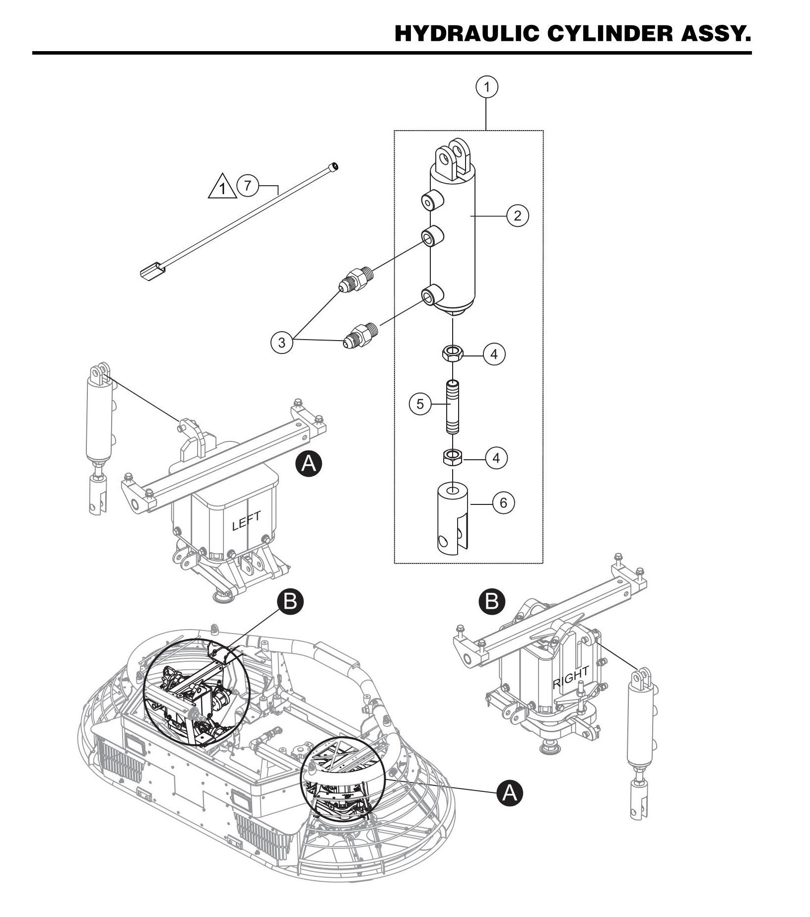 STX6H Hydraulic Cylinder Assembly