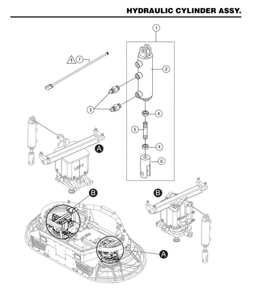 STX6H Hydraulic Cylinder Assembly
