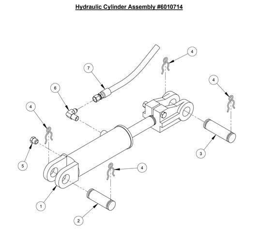 CC6566-3 Hydraulic Cylinder Assembly