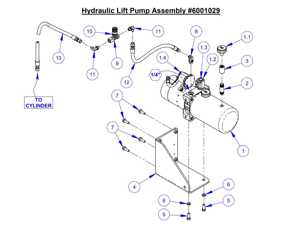 CC5049 Hydraulic Lift Pump Assembly