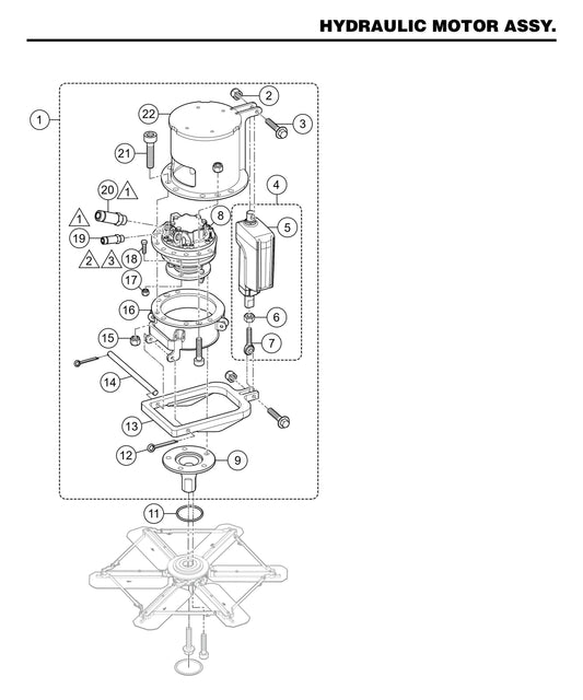 STXDF Hydraulic Motor Assembly