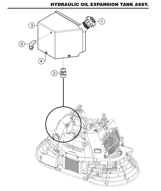 HTX6H Hydraulic Oil Expansion Tank Assembly