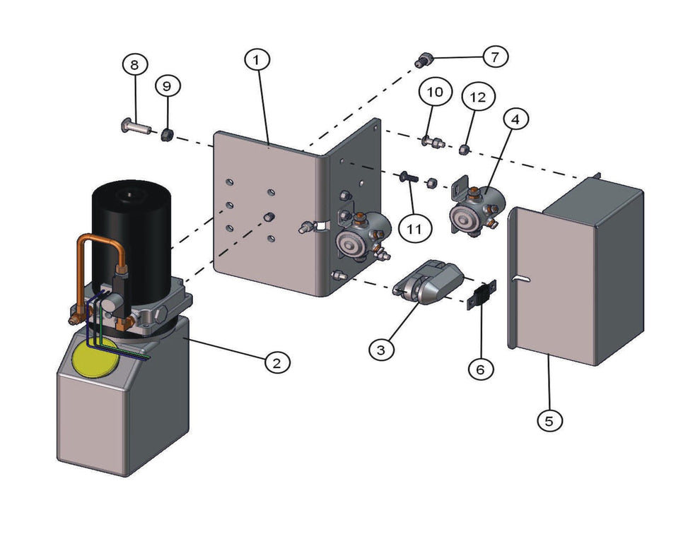 V-Series Maxi-Lite 7.5-8KW-Hydraulic Pump Parts By Allmand