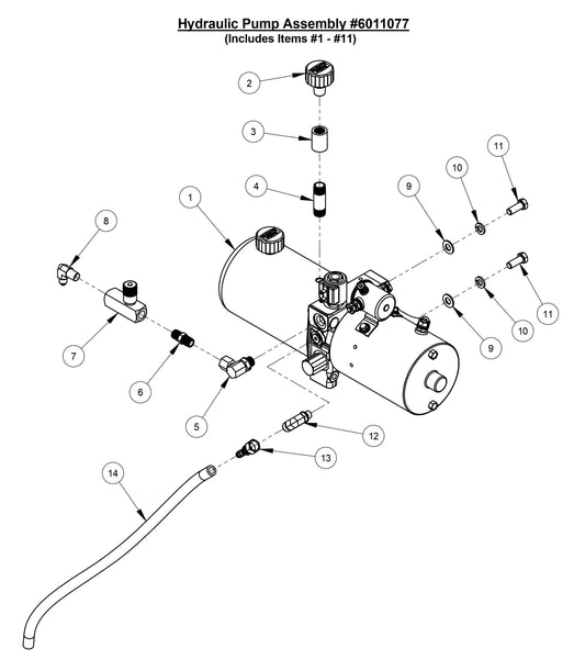CC3535JBVP Hydraulic Pump Assembly