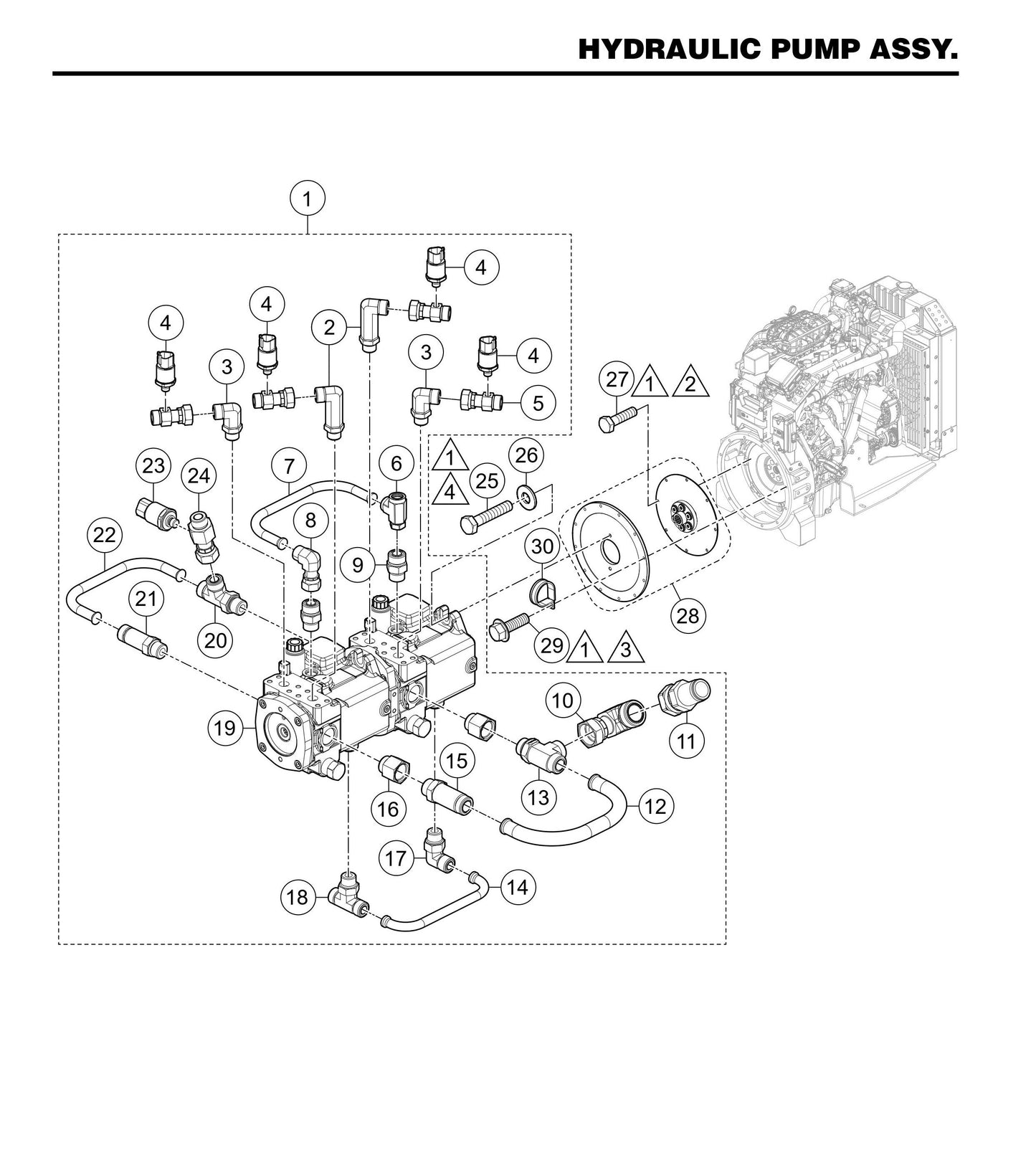 STXDF Hydraulic Pump Assembly