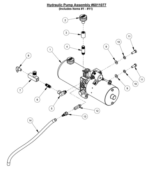 CC3728 Hydraulic Pump Assembly