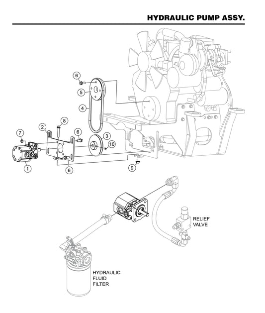 HHXD5 Hydraulic Pump Assembly