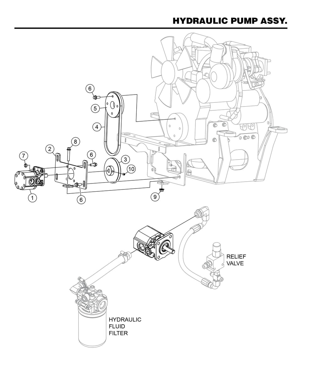 HHXD5 Hydraulic Pump Assembly