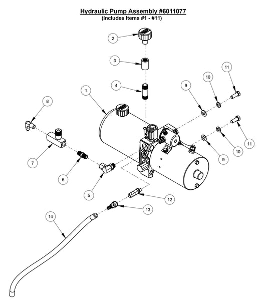 CC3700E-3 Hydraulic Pump Assembly