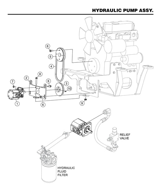 HHXG5 Hydraulic Pump Assembly