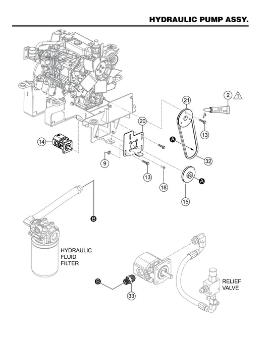 HHXDF4 HHXDF5 Hydraulic Pump Assembly