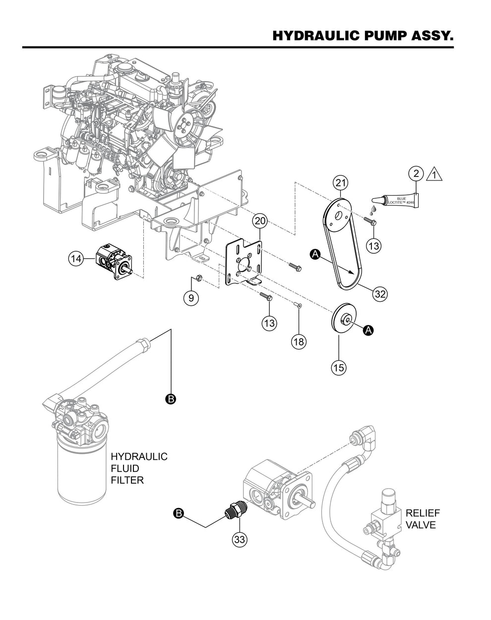 HHXDF4 HHXDF5 Hydraulic Pump Assembly