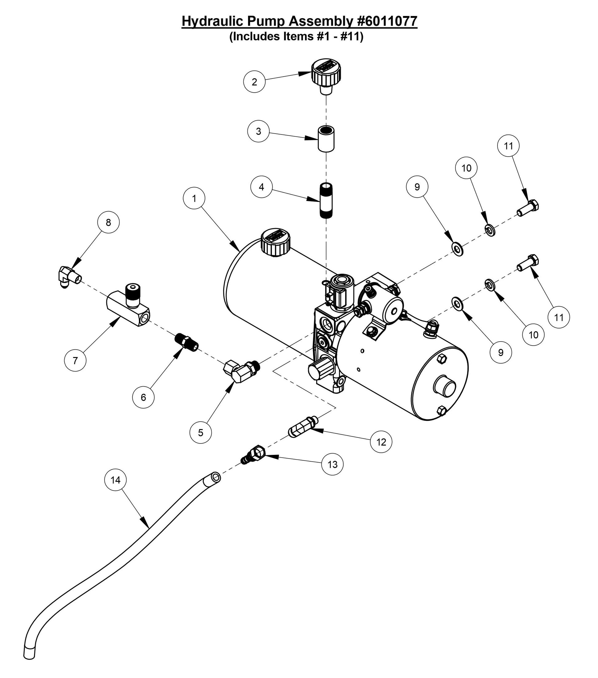 CC3700E Hydraulic Pump Assembly