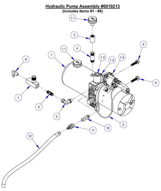 CC6561/CC6561-3/CC6571/CC6571-3 Hydraulic Pump Assembly