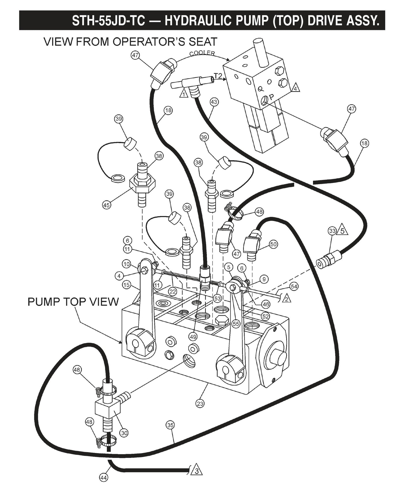 STH Hydraulic Pump (Top) Drive Assembly
