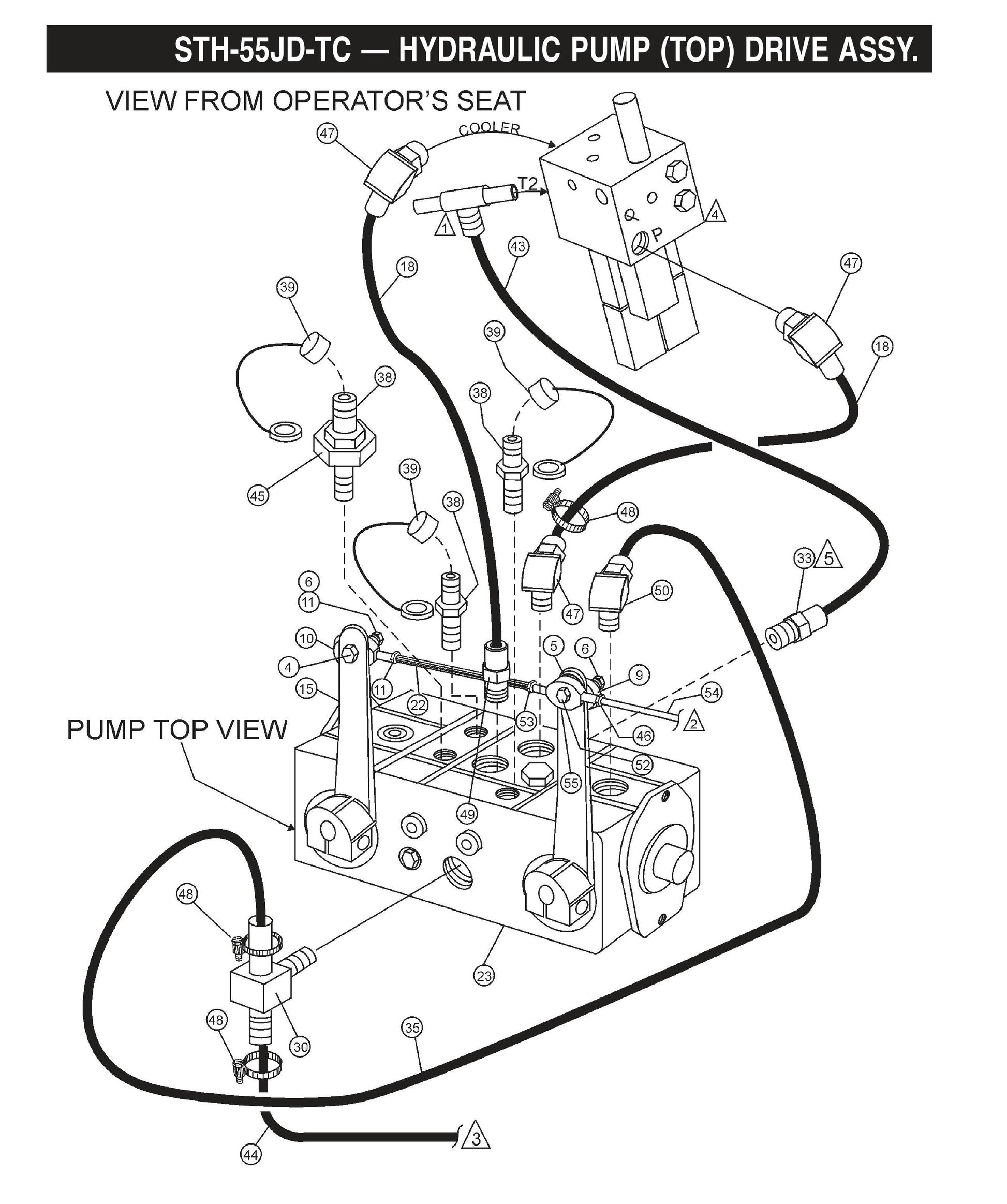 STH Hydraulic Pump (Top) Drive Assembly