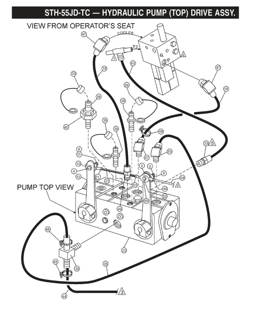 STH Hydraulic Pump (Top) Drive Assembly