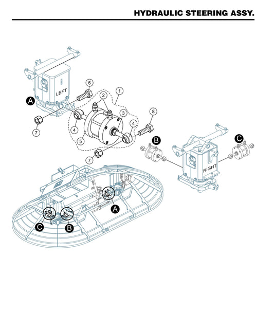 STXD6I Hydraulic Steering Assembly