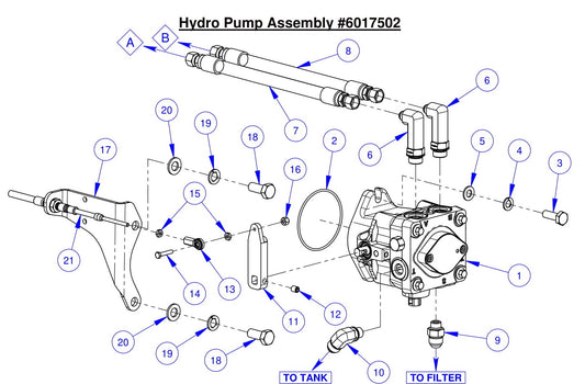 CC7574DK Hydro Pump Assembly