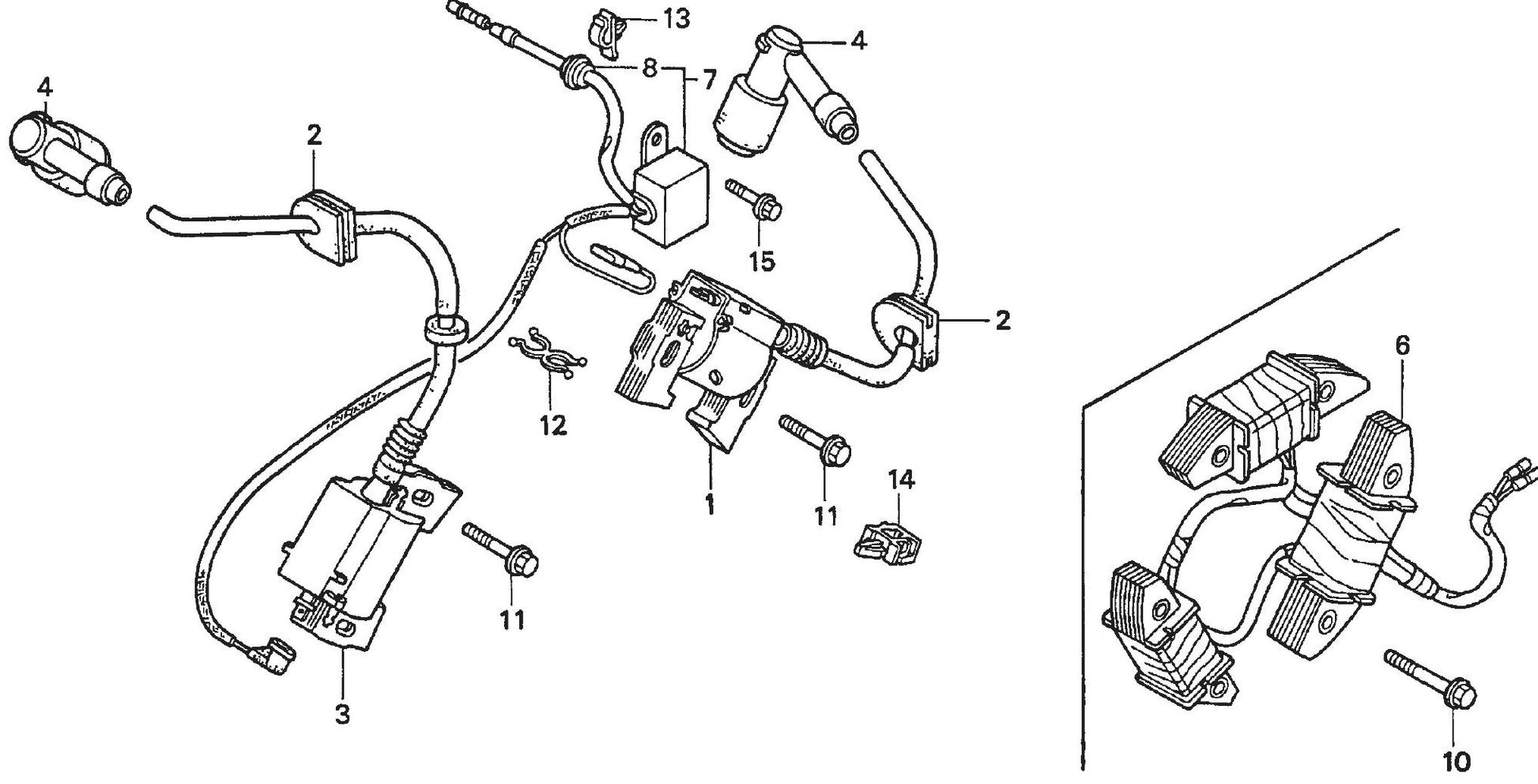 Honda GX620TXF2  Engine Ignition Coil Assembly Parts For SP2 13H20 S13H20 S20H20 By Multiquip