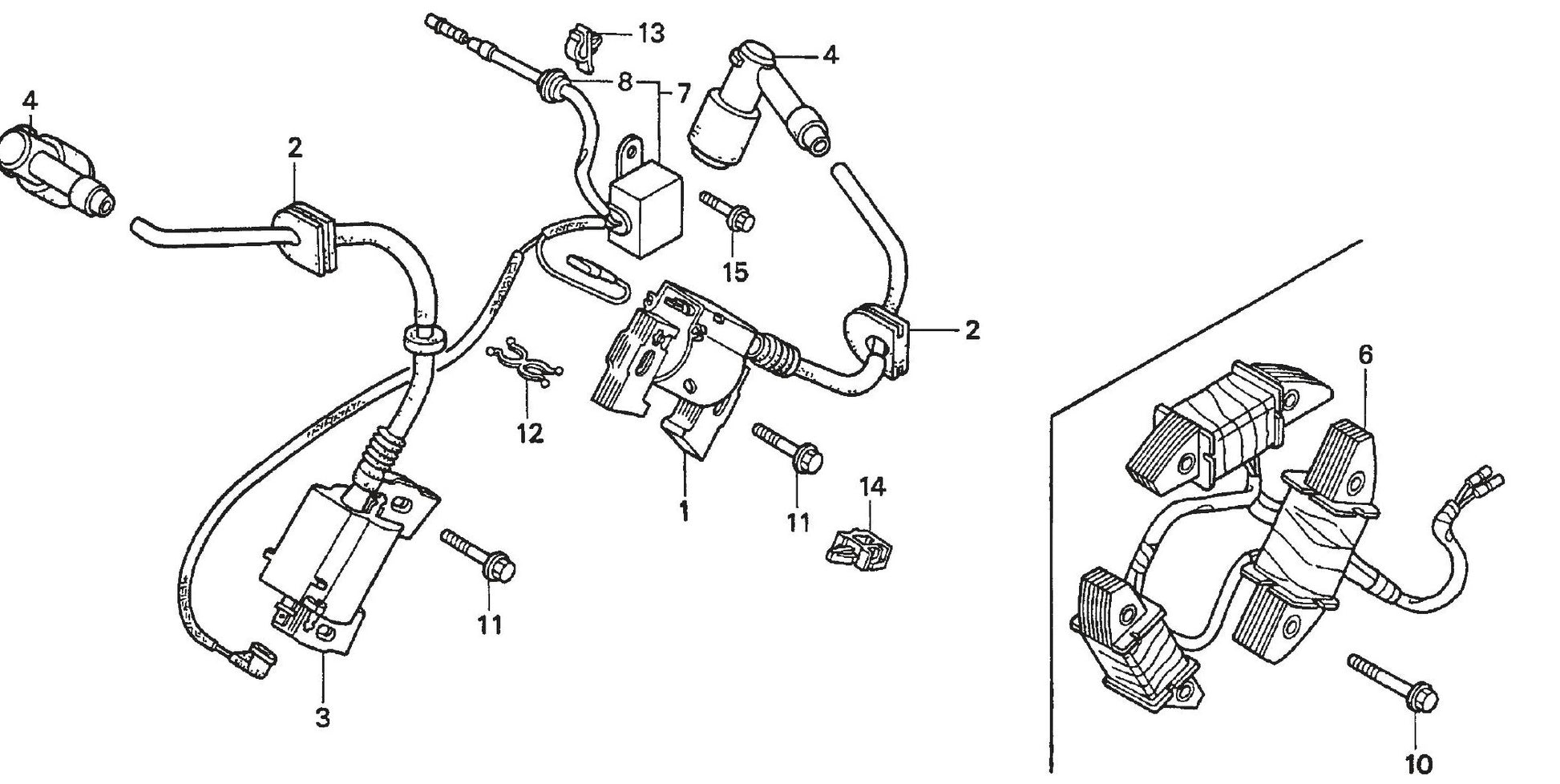 Honda GX620TXF2 Engine Ignition Coil Assembly Parts For SP2  Street Pro Series By Multiquip