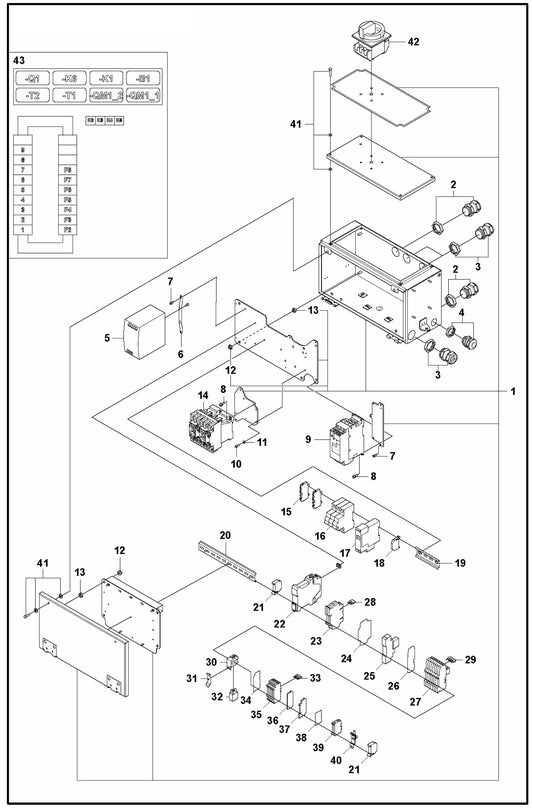 DXR 140 Electrical Assembly-2 Parts