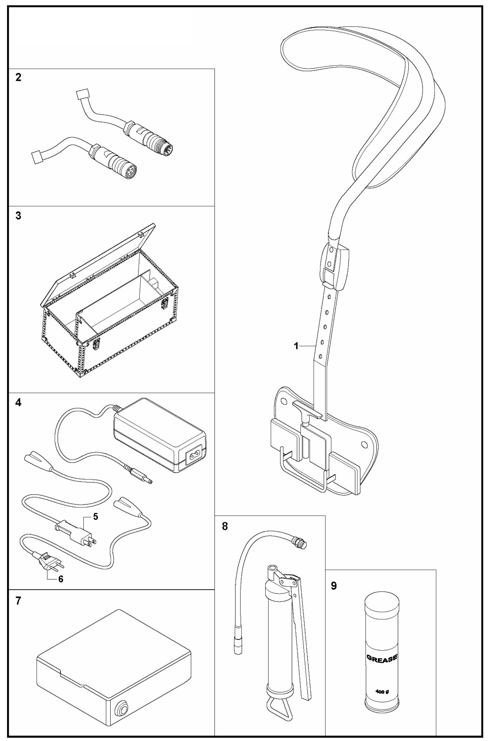 DXR 140 Remote Control Accessories Assembly Parts