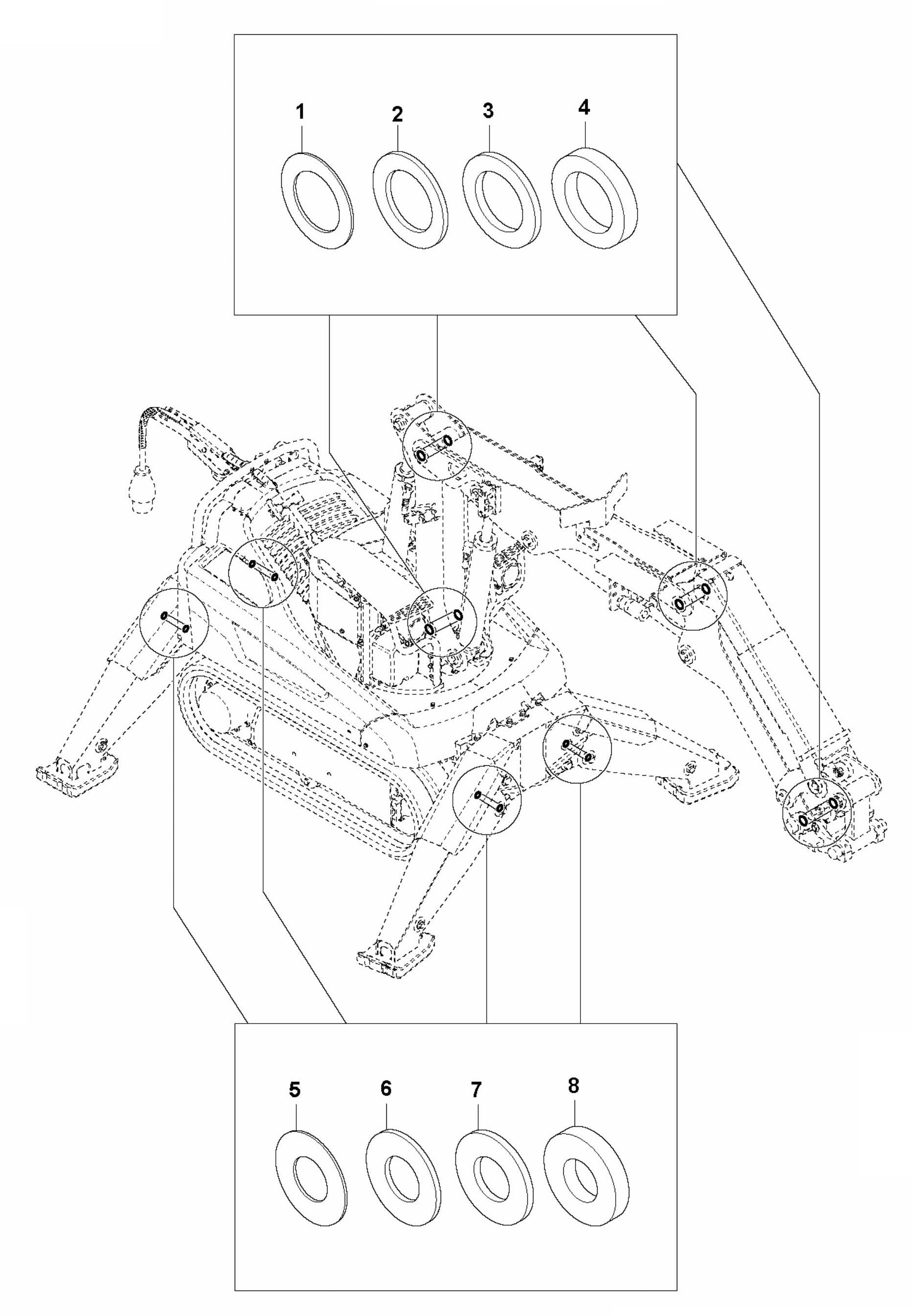 DXR 140 SCHIMS Assembly Parts