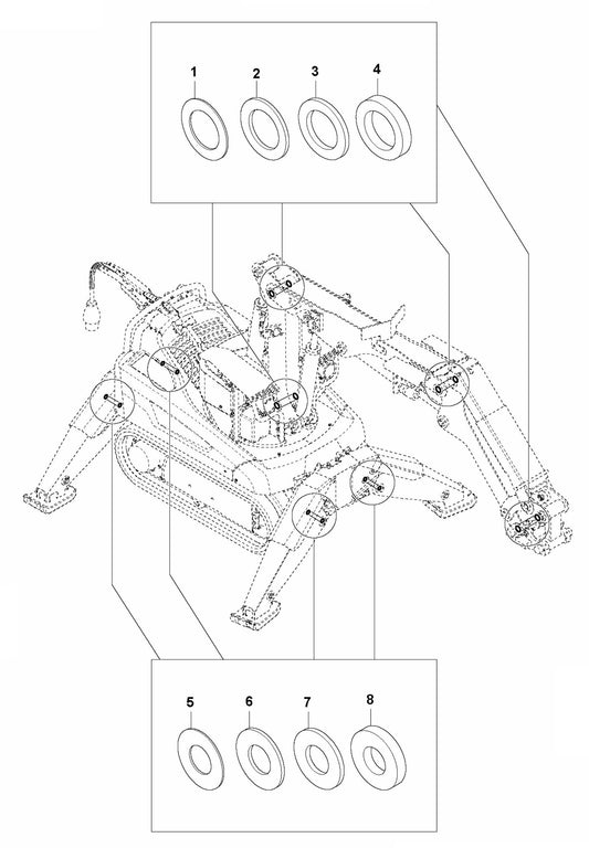 DXR 140 SCHIMS Assembly Parts