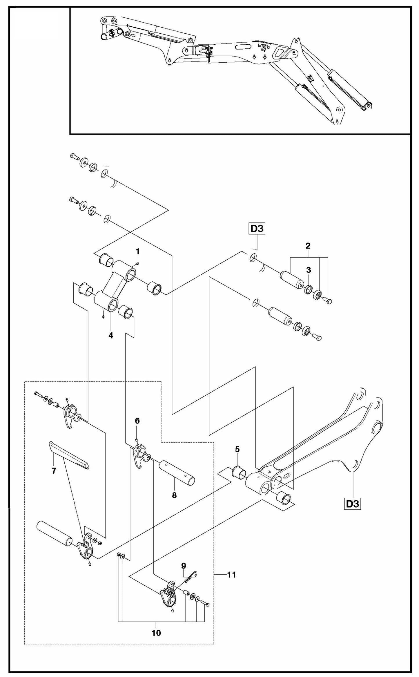 DXR 250 Tools Assembly Parts