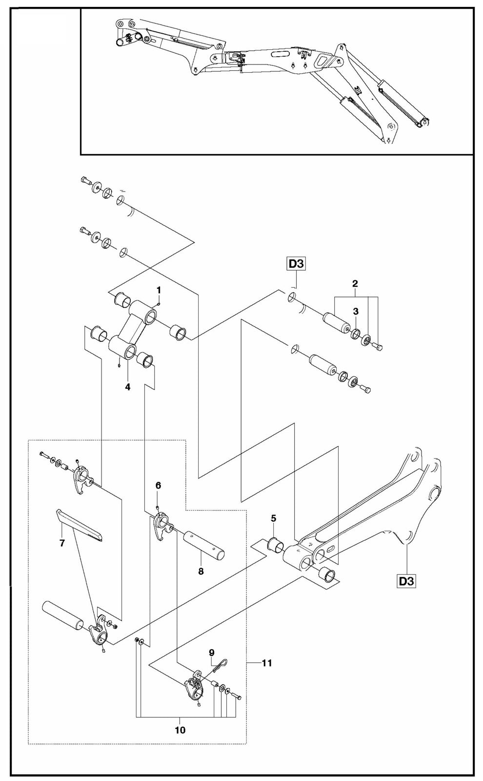 DXR 250 Tools Assembly Parts