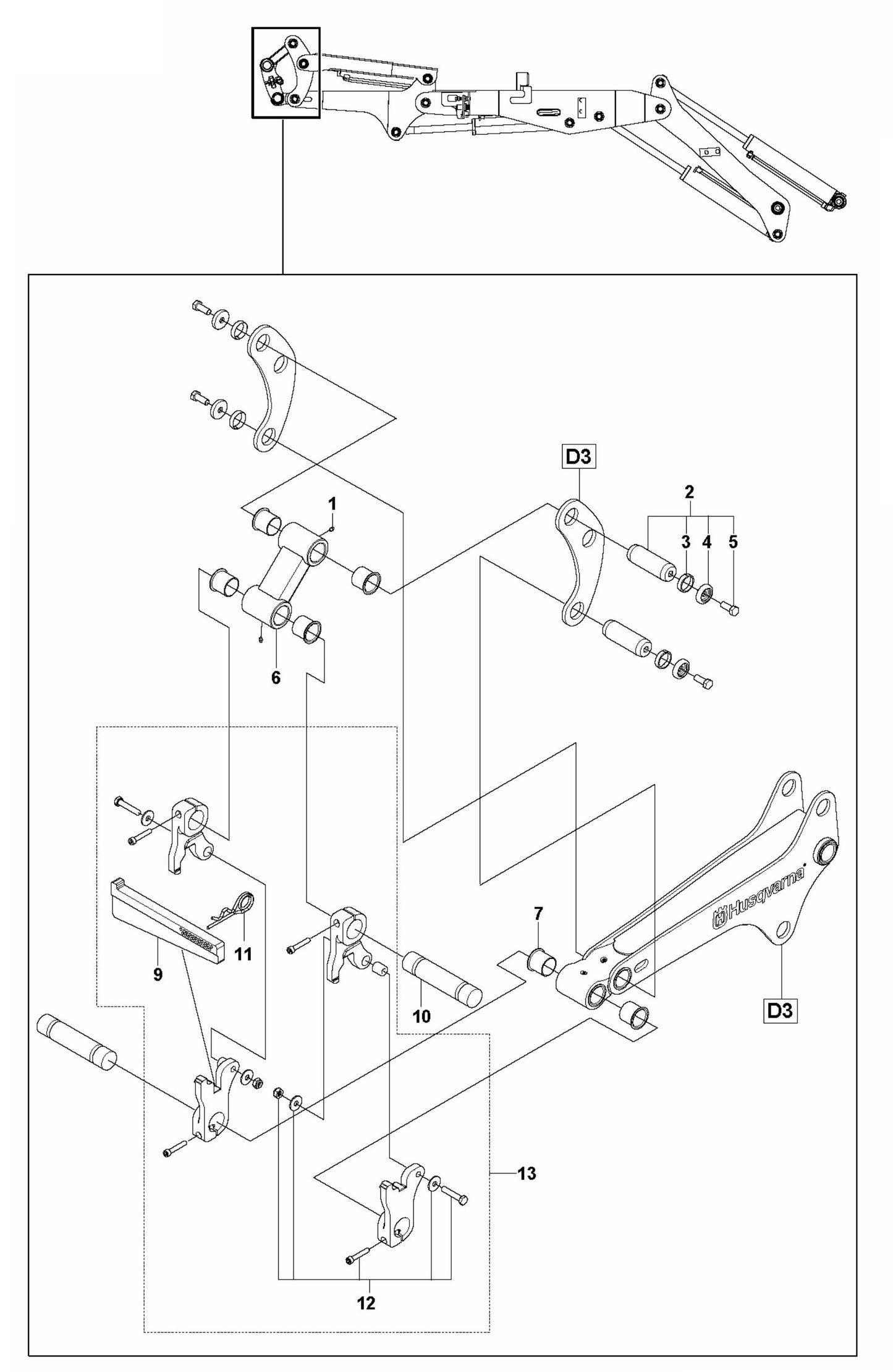 DXR 300 Tools Assembly Parts