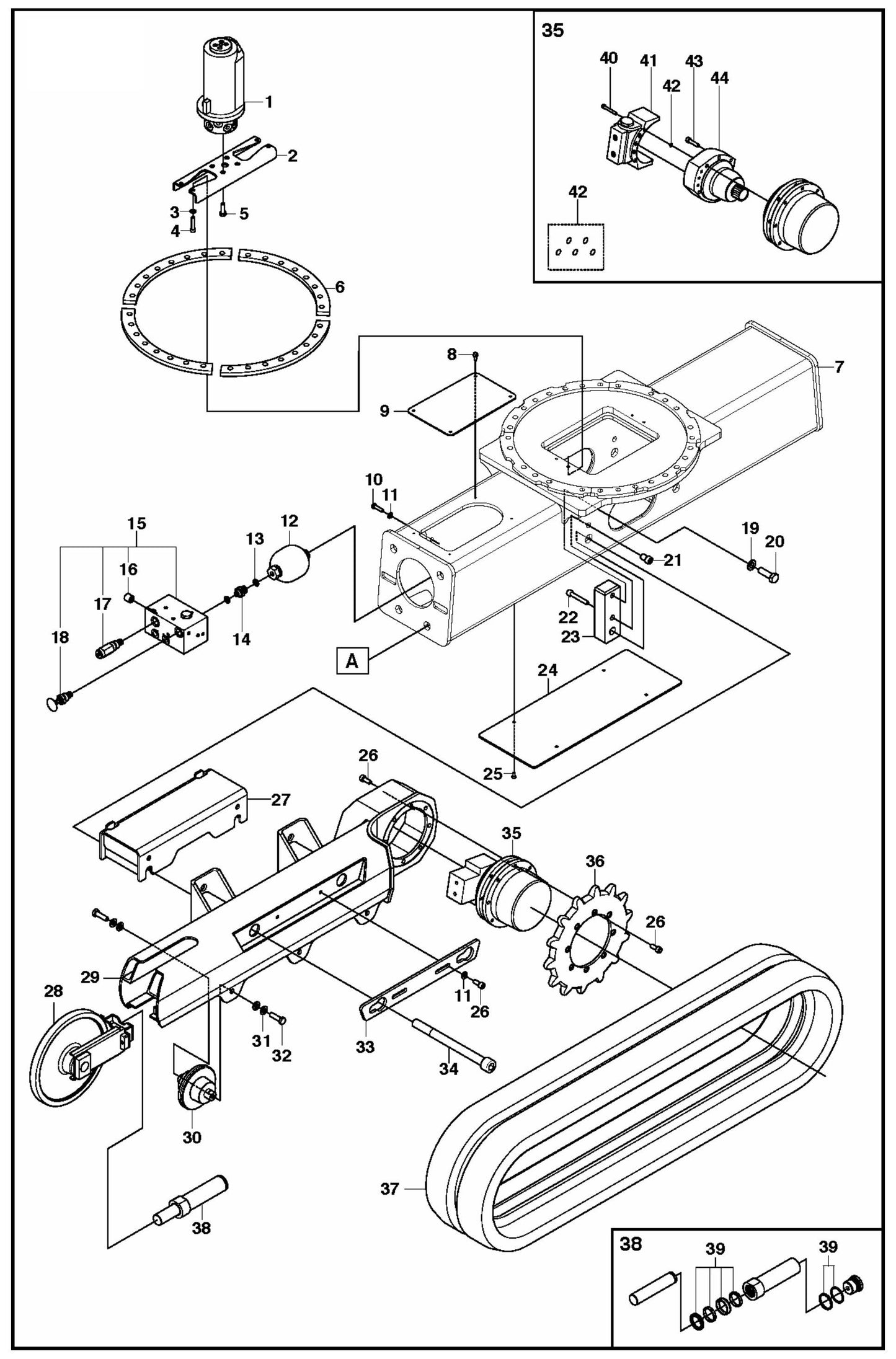 DXR 300 Tube Assembly Parts