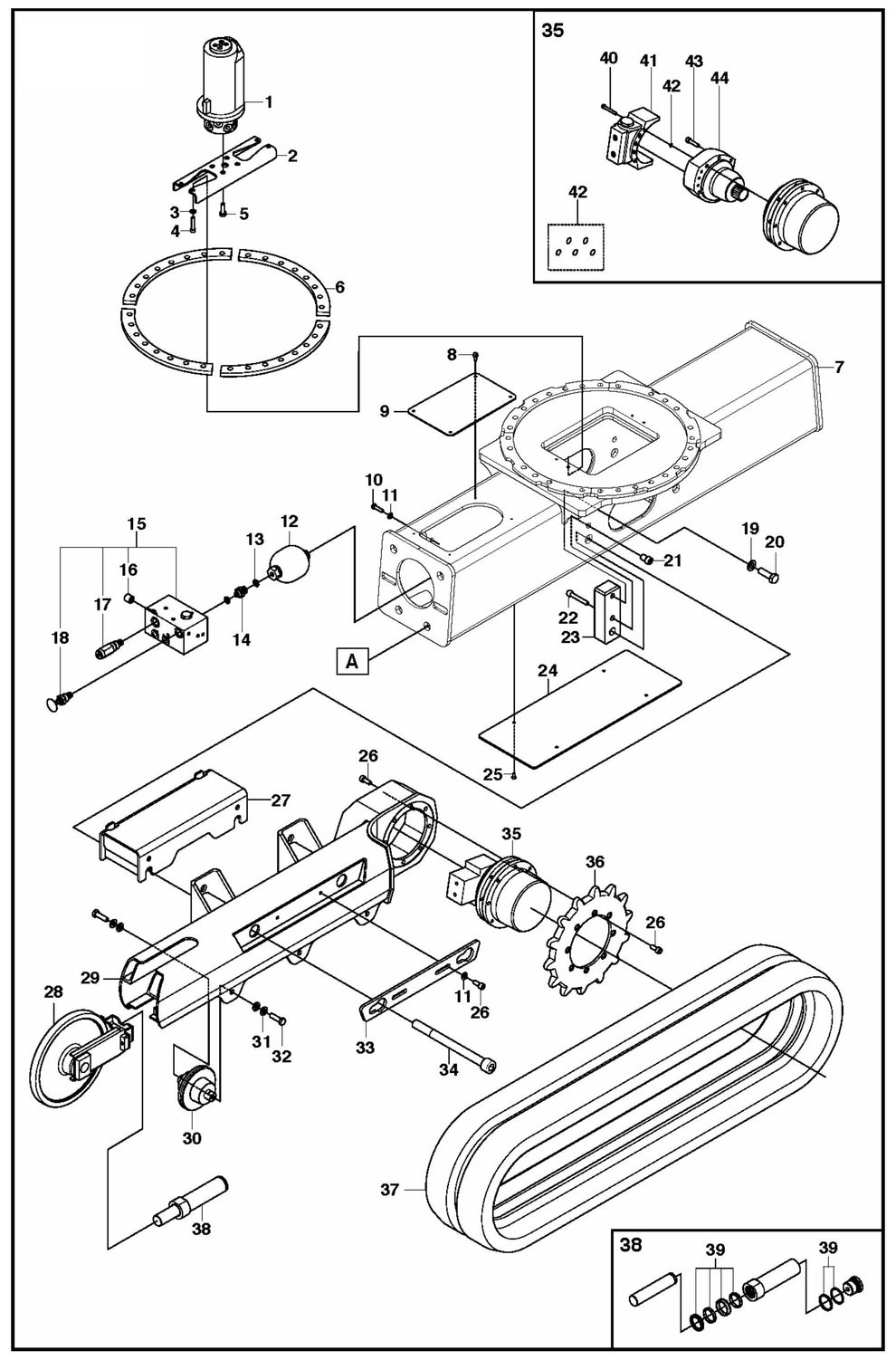 DXR 300 Tube Assembly Parts