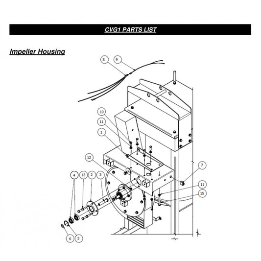 CVG1 Impeller Housing